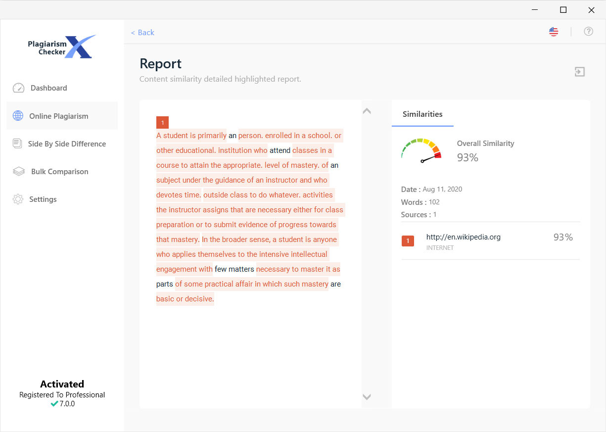 How to check plagiarism percentage for free