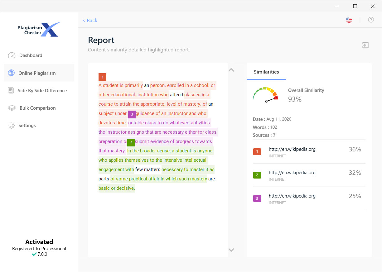 plagiarism thesis checker