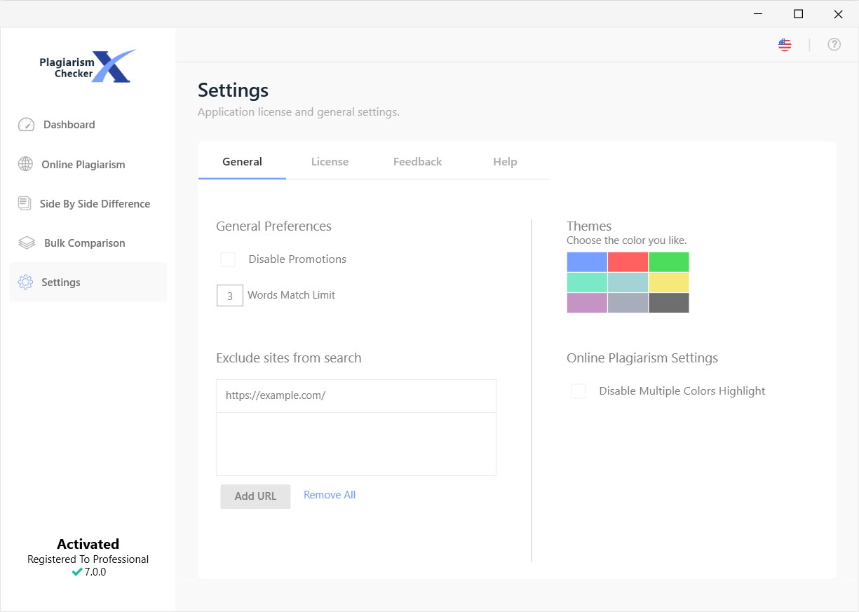 Plagiarism Checker Help Center Change Words Match Limit