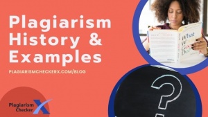 Plagiarism example and history